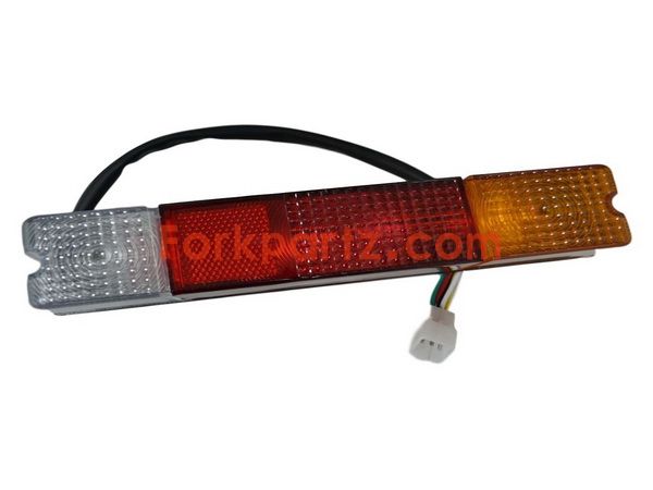FPT0044 三色后尾灯 12V(260*50*55) Three-color Rear Taillight, 12V (260*50*55)  56620-23000-71